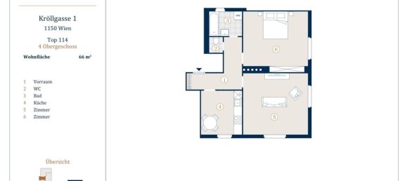 2 rooms Apartment in Rudolfsheim-Funfhaus, Austria No. 209492 12