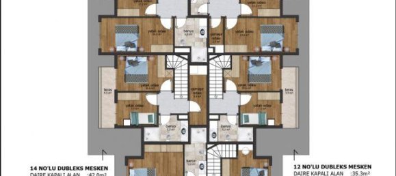 2 rooms Penthouse in Oba, Turkey No. 9745 10