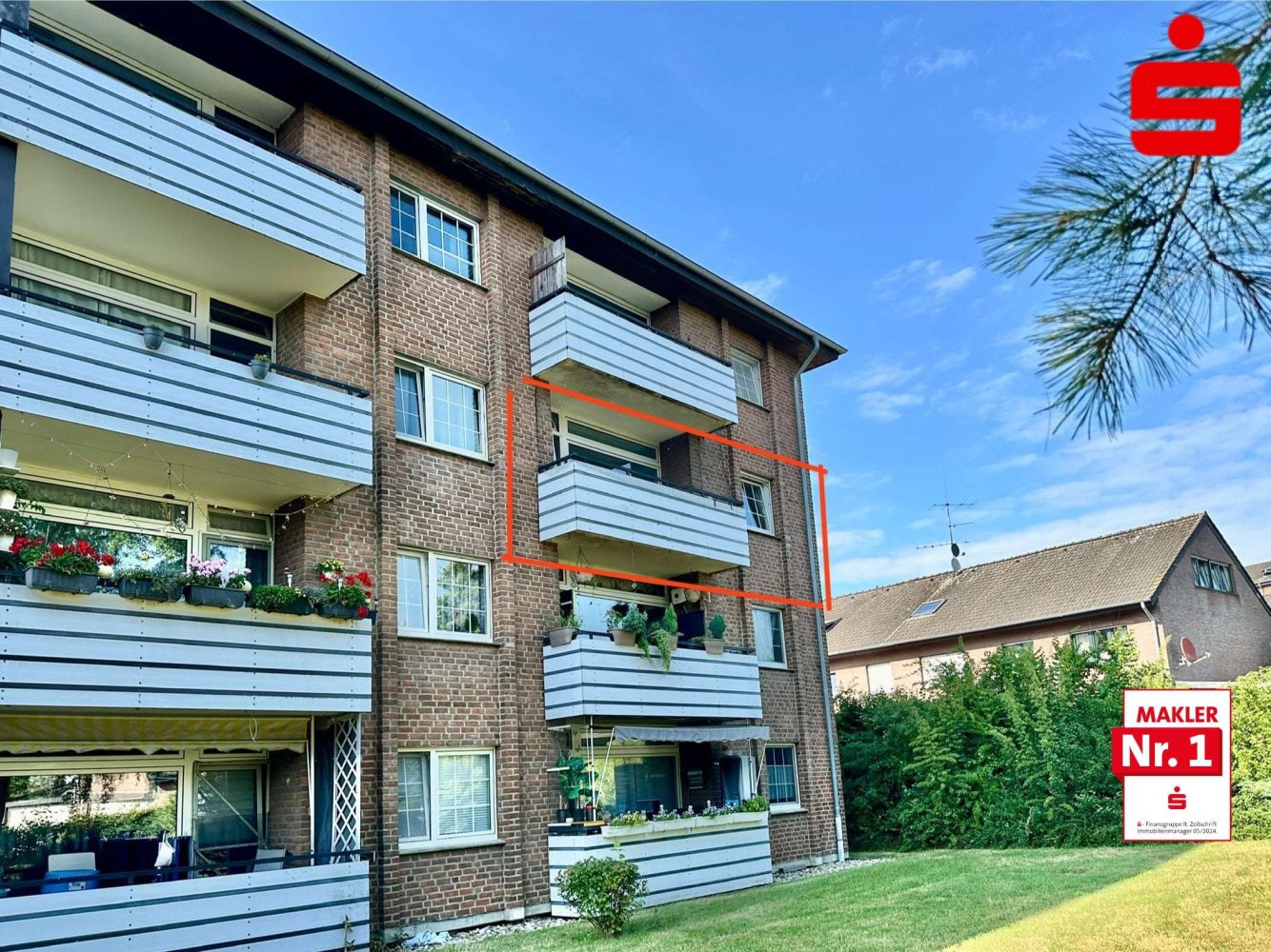 2 Schlafzimmer Wohnung in Wesel, Germany, Nr. 260874