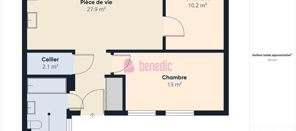 2 chambres Maison à Montigny-lès-Metz, France No. 323963 3