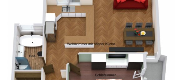 2-Zimmer Wohnung in Wilhelmstadt, Germany, Nr. 365600 10