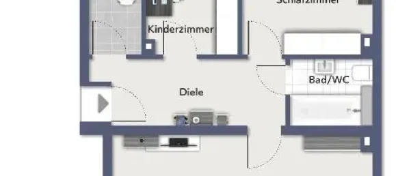 3غرفة بانتهاوس في Monchengladbach, Germany رقم 25758 2