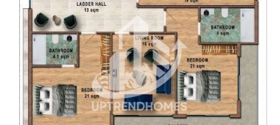 فيلا 6+1 في Alanya, Turkey رقم 8486 24