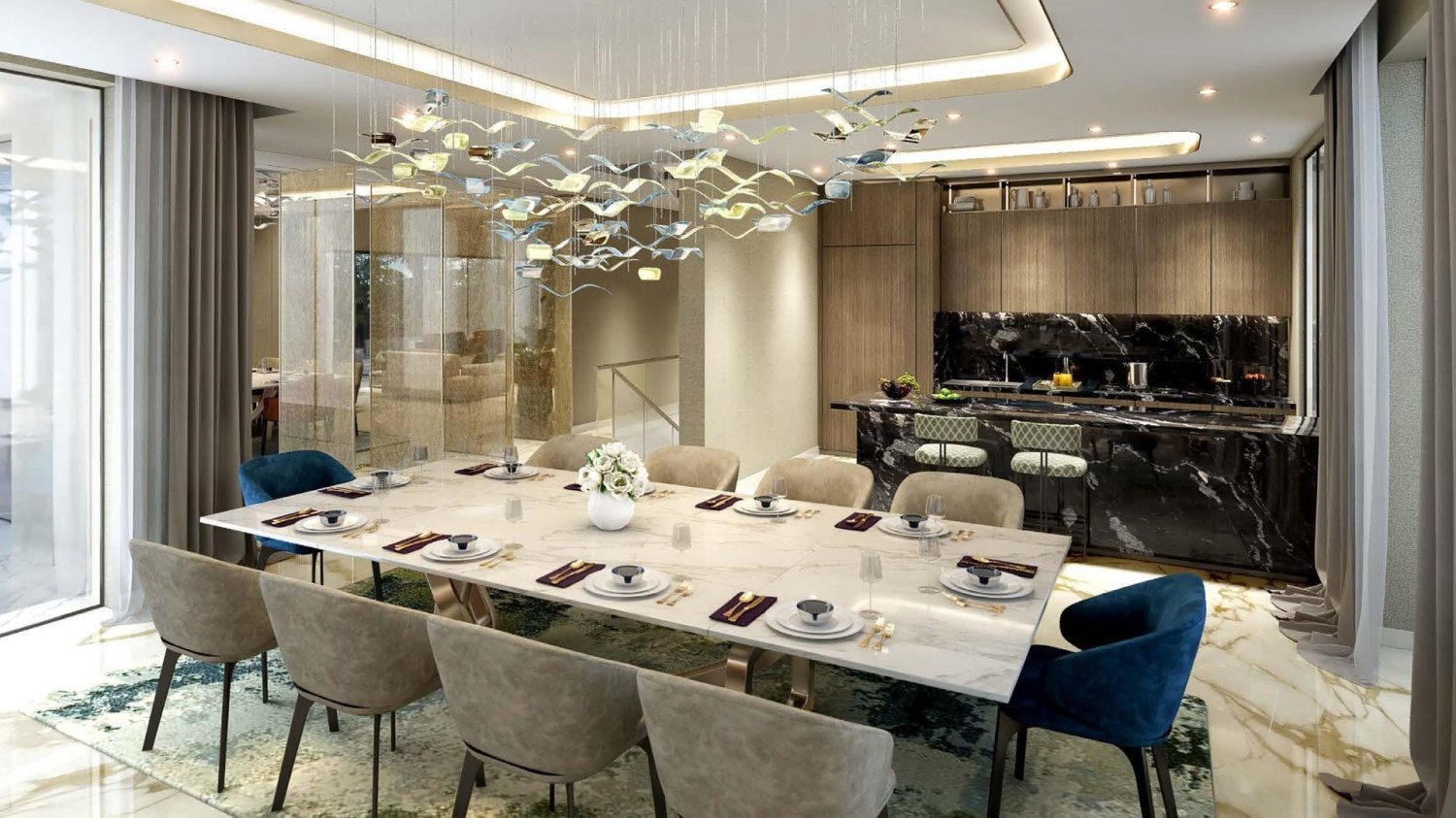 5 غرف نوم تاون هاوس في Damac Islands - Bali 2, Dubai Land, UAE رقم 63851