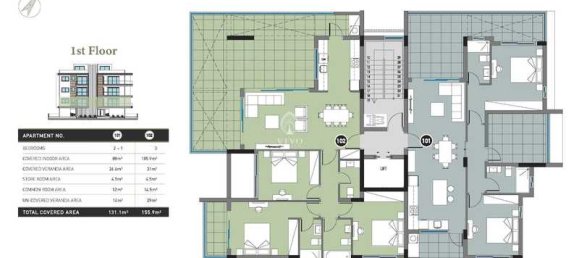 3 bedrooms Apartment in Limassol, Cyprus No. 19445 2