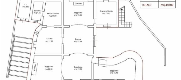 Casa de 22 habitaciónes en Città di Castello, Italy No. 165754 24