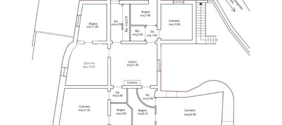 Casa de 22 habitaciónes en Città di Castello, Italy No. 165754 23