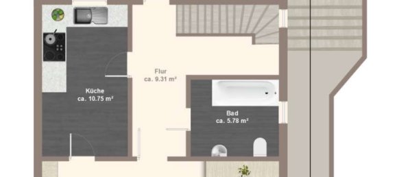 2 chambres Maison de ville à Sachsische Schweiz-Osterzgebirge, Germany No. 160218 11