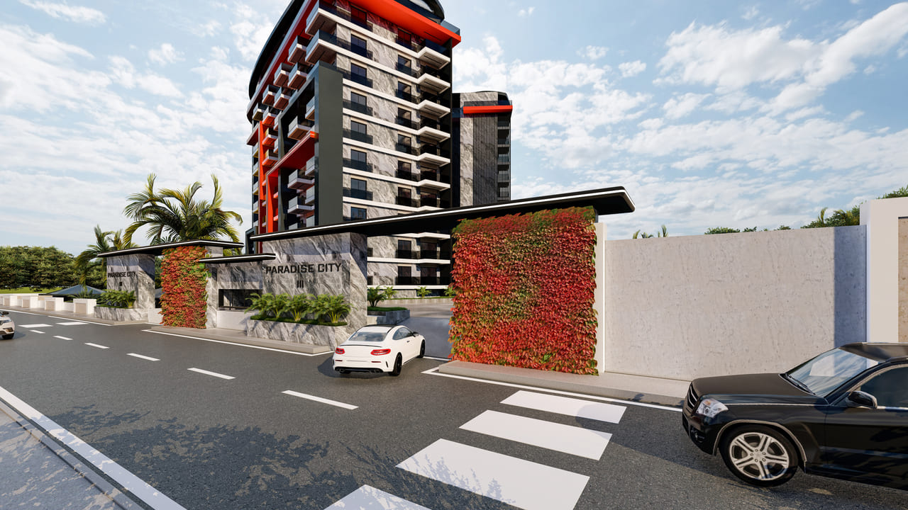 شقة 1+1 في Paradise City 3, Gazipasa, Turkey رقم 38851