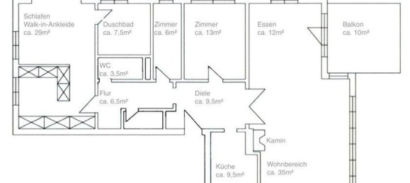 Apartamento de 3 divisões em Altona, Germany N.º 357361 7