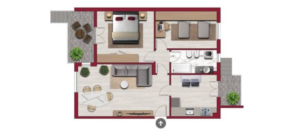 2 غرف نوم شقة في Rieti, Italy رقم 191591 24