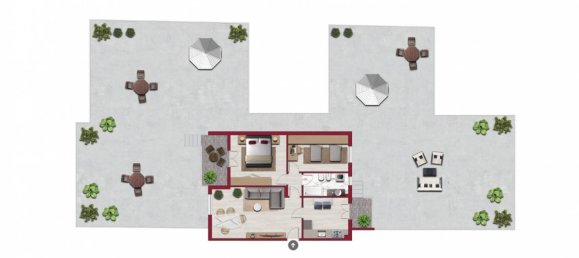 2 غرف نوم شقة في Rieti, Italy رقم 191591 25