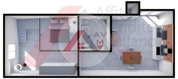 2 rooms Apartment in Milan, Italy No. 246356 26