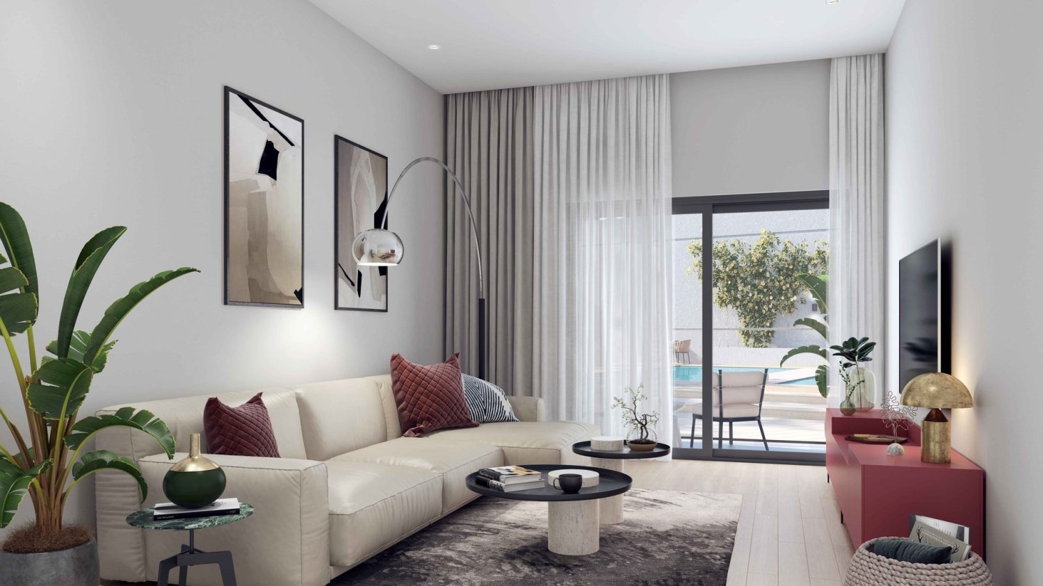 Apartamento T1 em PANTHEON ELYSEE III, Jumeirah Village Circle, UAE N.º 59498