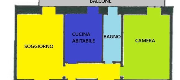 2-Zimmer Wohnung in Milan, Italy, Nr. 336887 23