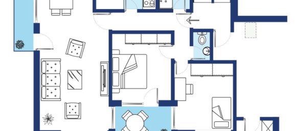 2 غرف نوم شقة في Rems-Murr-Kreis, Germany رقم 281570 12