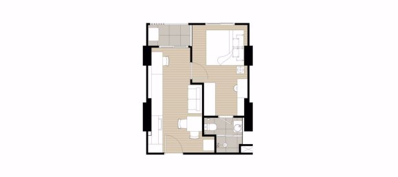 1 bedroom Condo in IDEO SUKHUMVIT RAMA 4 Railay Beach, Thailand No. 31124 2