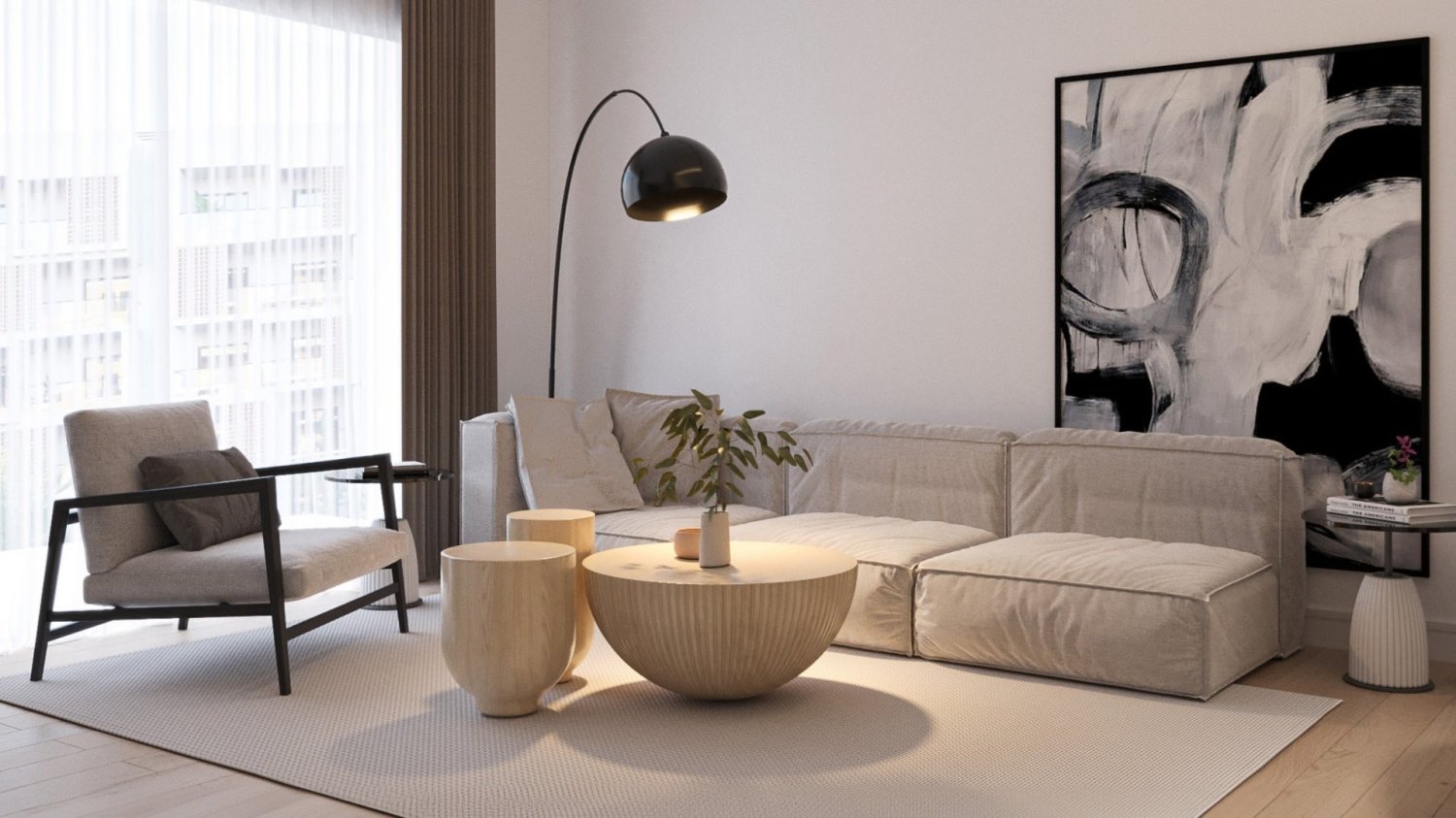 Apartamento de 2 dormitorios en HILLSIDE RESIDENCES, Jebel Ali, UAE No. 61595