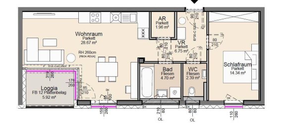 2 rooms Office in Linz, Austria No. 153556 7