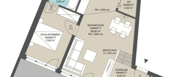 2 rooms Duplex in Penzing, Austria No. 178988 18