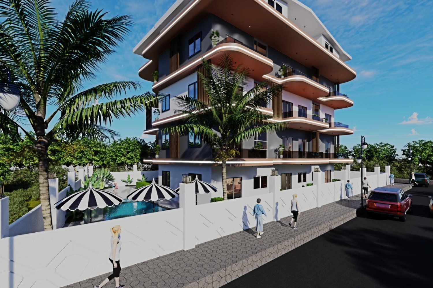 Penthouse 3+1 em Gazipasa, Turkey N.º 22850