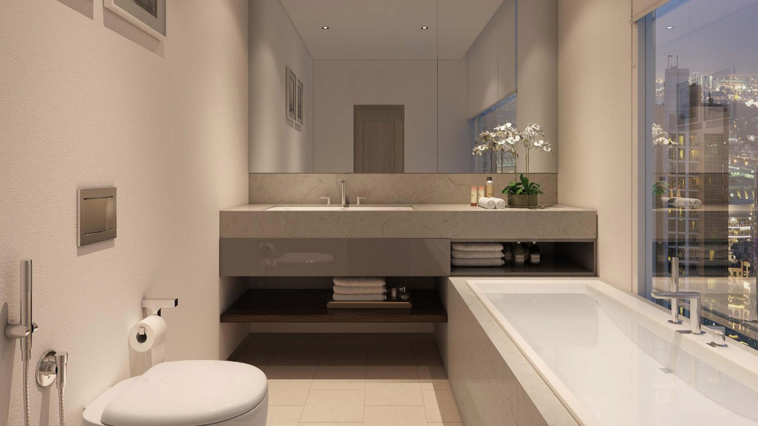 Квартира с 1 спальней в ACT ONE | ACT TWO TOWERS, Даунтаун Дубай (Даунтаун Бурдж Дубай), ОАЭ № 57869