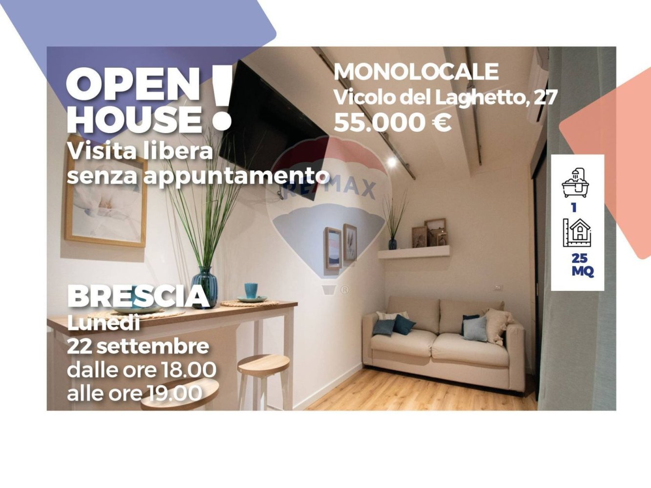 1 bedroom Apartment in Brescia, Italy No. 319448