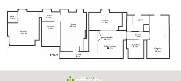 Apartamento de 3 dormitorios en Tarare, France No. 340366 10
