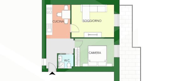 4-salle Appartement à Bari, Italy No. 19067 4