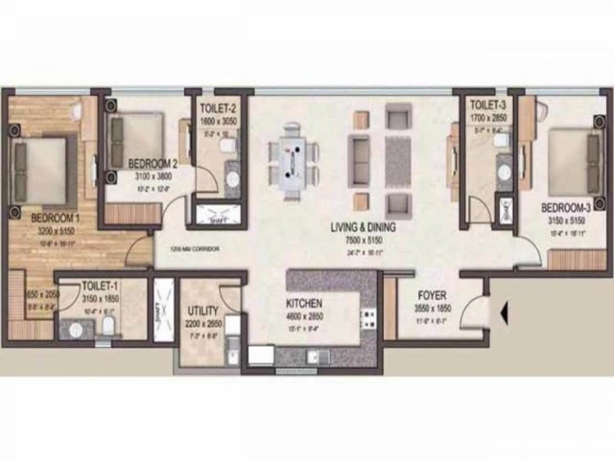 3 bedrooms House in Bangalore, India No. 44515