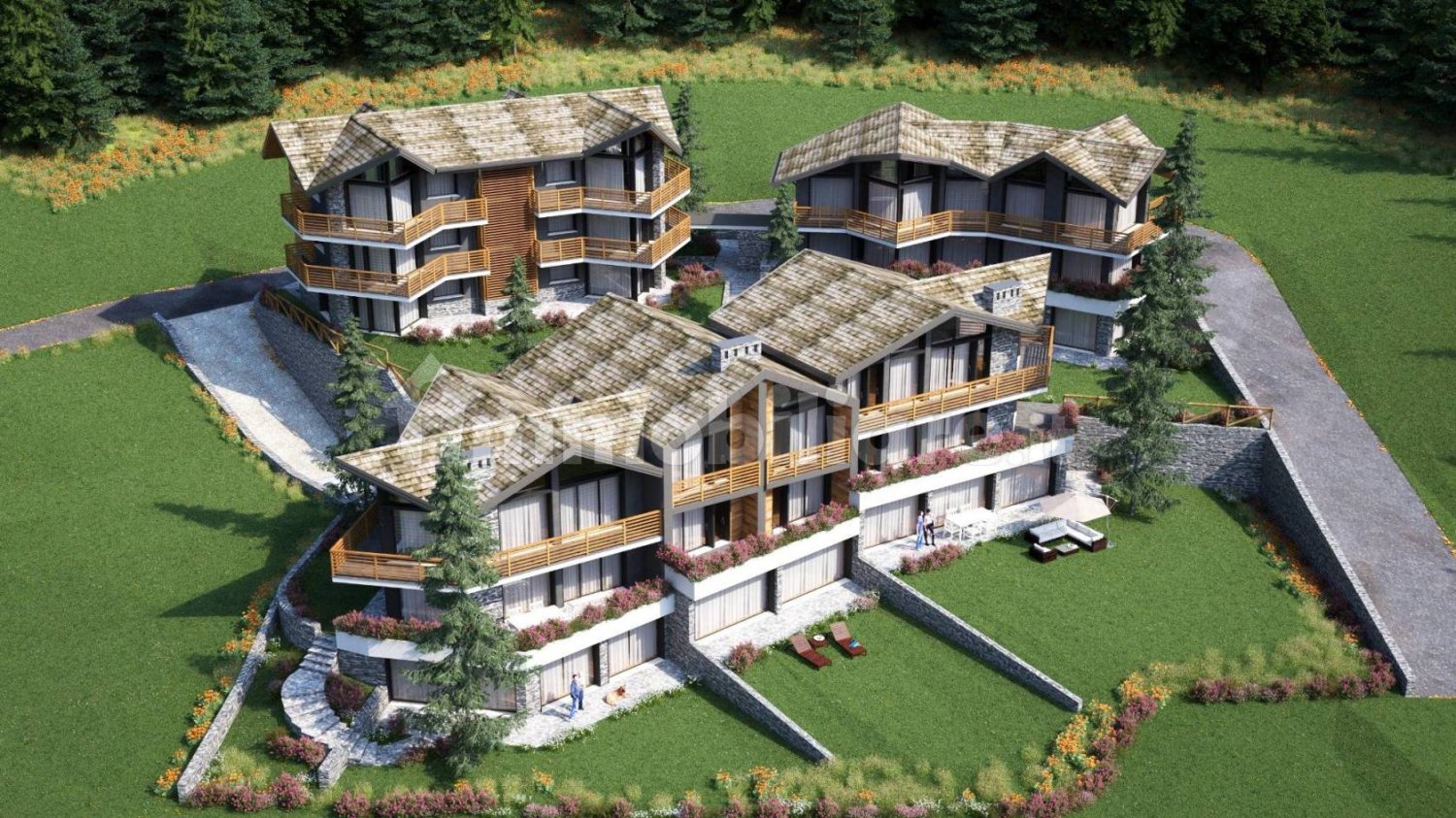 2 غرف نوم بانتهاوس في Ponte di Legno, Italy رقم 61708