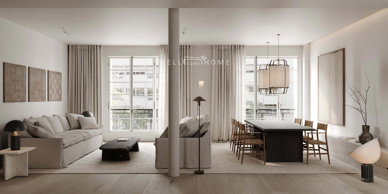 Квартира с 4 спальнями в Мадрид, Испания № 125814