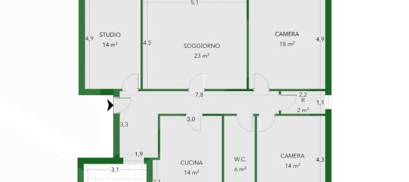 4 rooms Apartment in Molfetta, Italy No. 27631 12