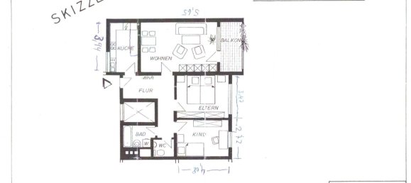 3-salle Appartement à Rems-Murr-Kreis, Germany No. 290889 9