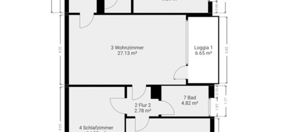 3-salle Appartement à Bayreuth, Germany No. 72799 27