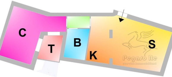 2 rooms Apartment in Vigevano, Italy No. 270320 2