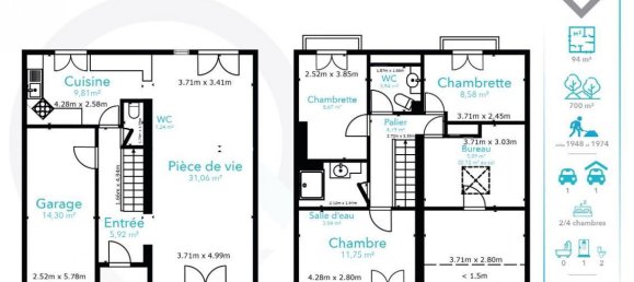 3 Schlafzimmer Haus in Saint-Pierre-les-Nemours, France, Nr. 197539 14