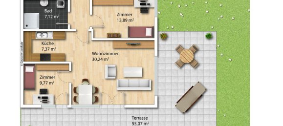4غرفة شقة في Penzing, Austria رقم 129022 16