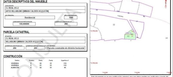 مستودع في Villablino, Spain 284متر مربع رقم 33531 14