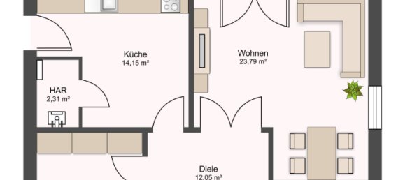 4 rooms House in Vorpommern-Greifswald, Germany No. 131393 5