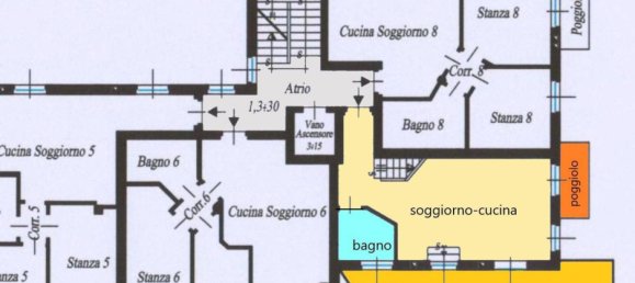 Квартира с 3 спальнями в Боченаго, Италия № 370832 26