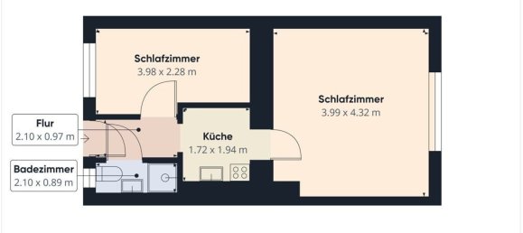 Apartamento T1 em Lower Saxony, Germany N.º 137378 2