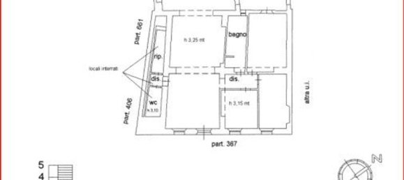 3غرفة شقة في Buti, Italy رقم 199532 11