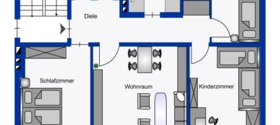 4غرفة شقة في Wiesbaden, Germany رقم 305732 8
