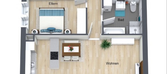 3غرفة شقة في Dornbirn, Austria رقم 6440 2