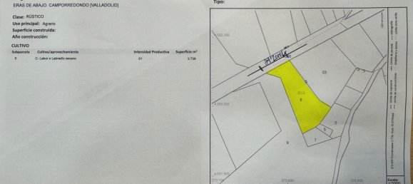 Земельный участок 3800м² в Вальядолид, Испания № 164378 4