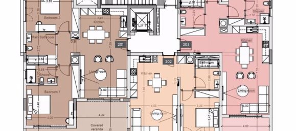 2 chambres Appartement à Limassol, Cyprus No. 19719 12