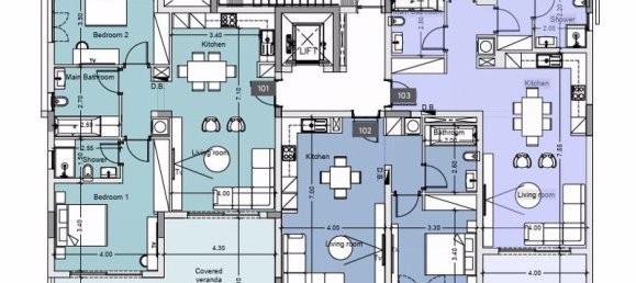 2 chambres Appartement à Limassol, Cyprus No. 19719 11