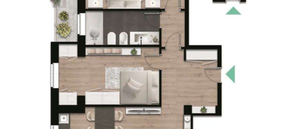 3 rooms Apartment in Milan, Italy No. 286370 50