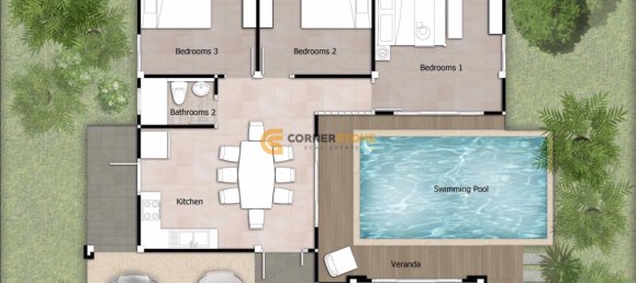 Haus in Chonburi, Thailand 160m², Nr. 26863 10